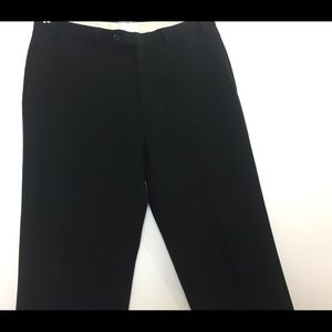 CALVIN KLEIN Black Flat Front Mens Size 36 Slacks